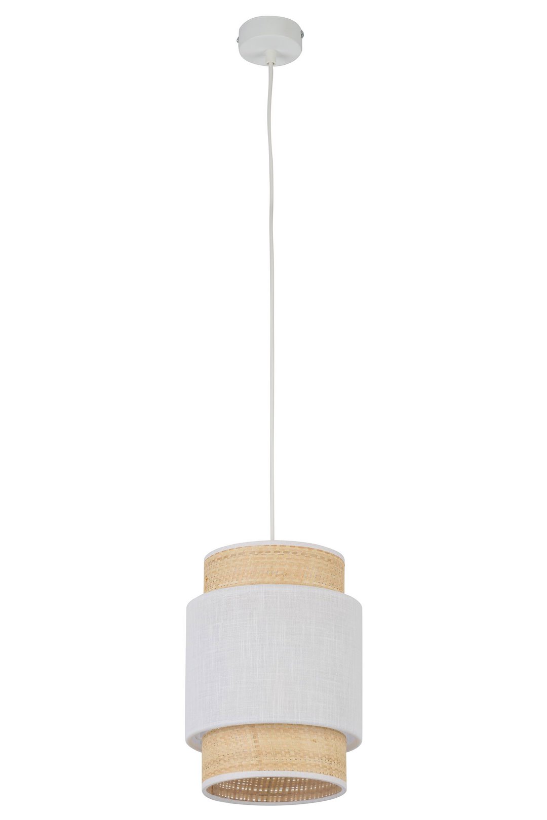 Lampa Wisząca BOHO NEW Biała 1xE27 20 cm