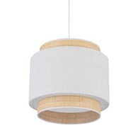 Lampa Wisząca BOHO NEW Biała 1xE27 38 cm