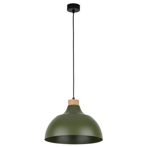 Lampa Wisząca CAP Zielony Brązowy 1xE27 34cm