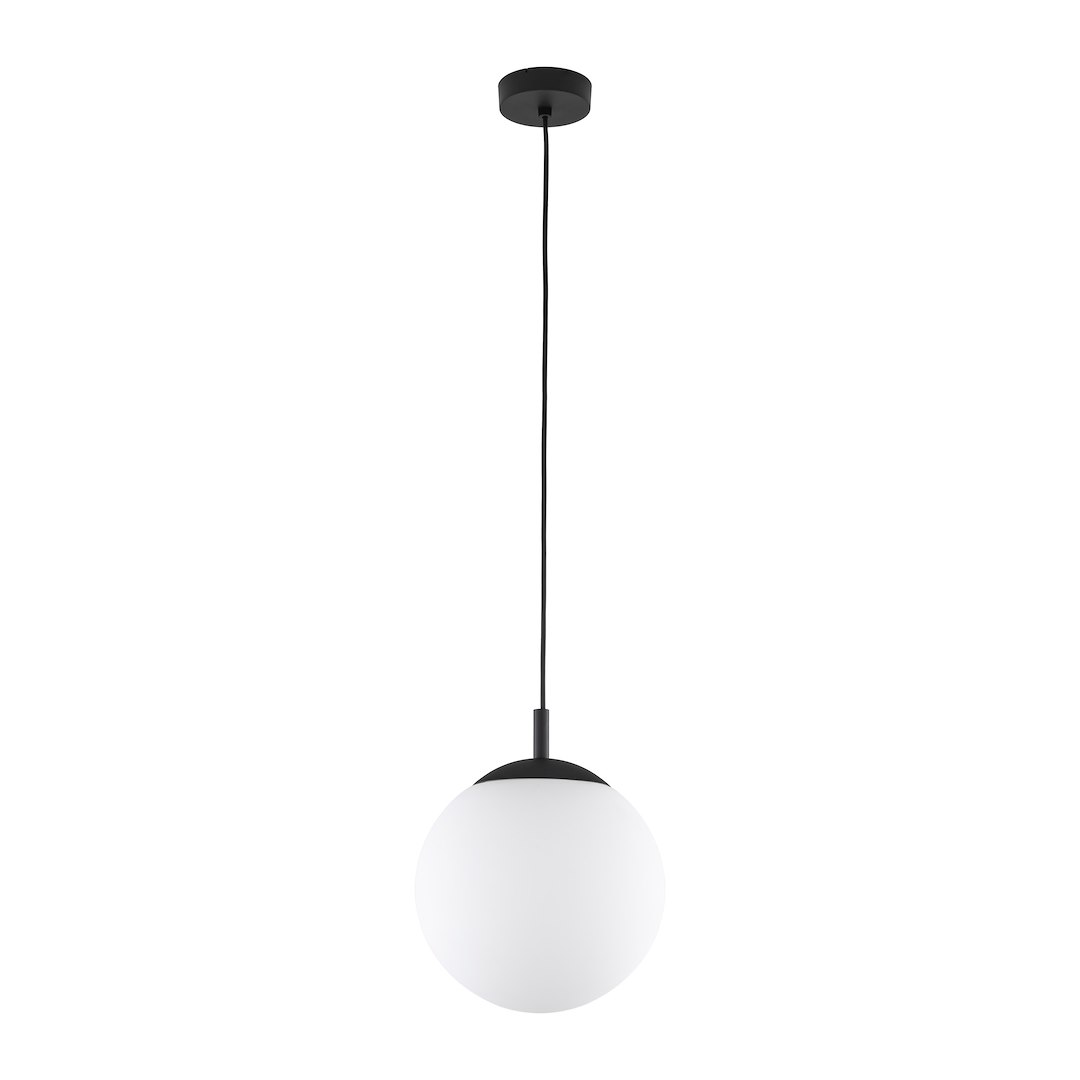 Lampa Wisząca ESME Biały Szklany Klosz 1xE27 30 cm