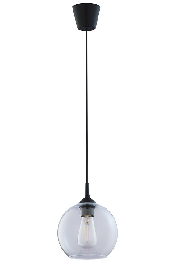 Lampa Wisząca CUBUS Transparentny 1xE27 Klosz