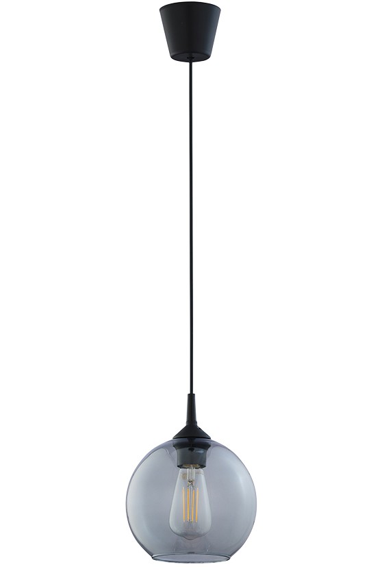 Lampa Wisząca CUBUS Grafitowy 1xE27 20cm