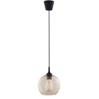 Lampa Wisząca CUBUS Bursztynowy 1xE27 20cm