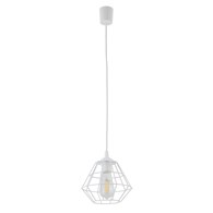 Lampa Wisząca DIAMOND Biały 1xE27 22cm