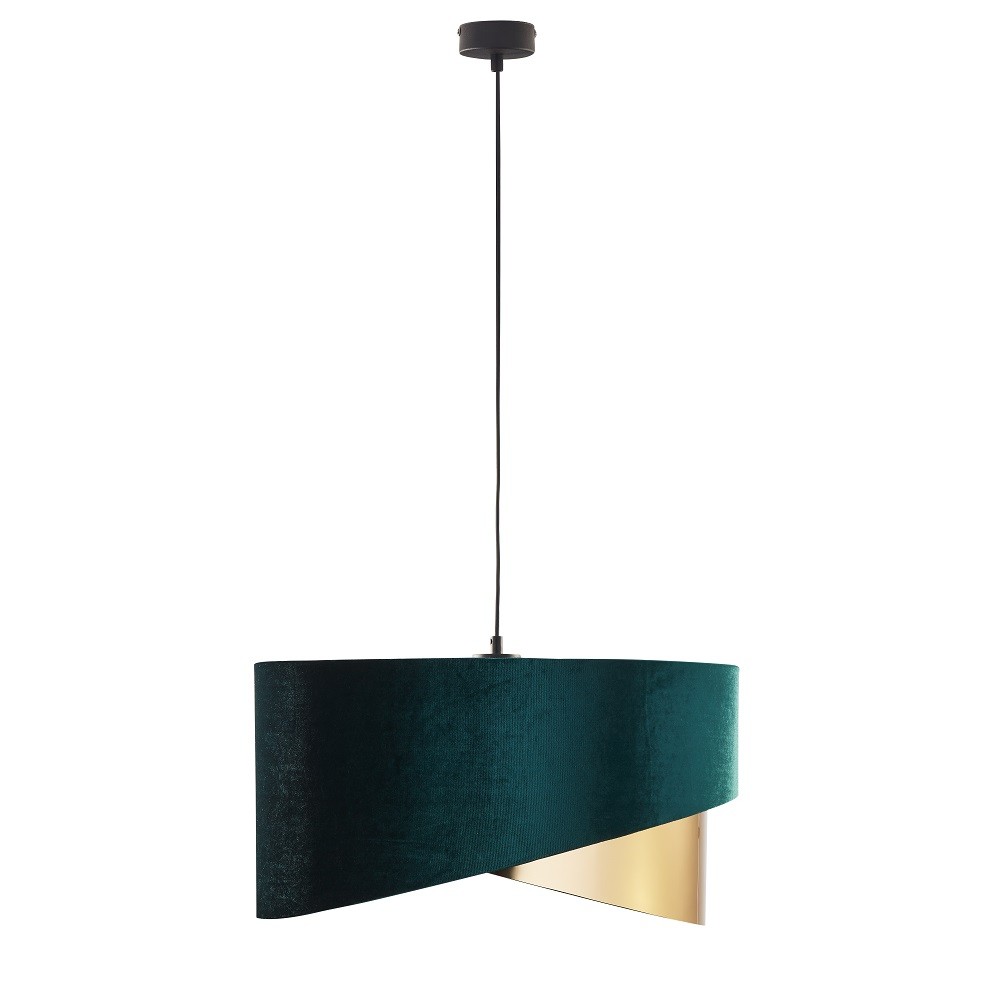 Lampa Wisząca TERCINO Zielony/Złoty 3xE27