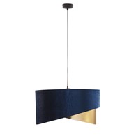 Lampa Wisząca TERCINO Niebieski/Złoty 3x