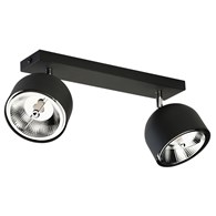 Lampa Sufitowa ALTEA BLACK 2xGU10 AR111