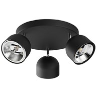 Lampa Spot ALTEA BLACK 3xGU10 AR111