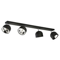 Lampa Sufitowa ALTEA BLACK 4xGU10 AR111