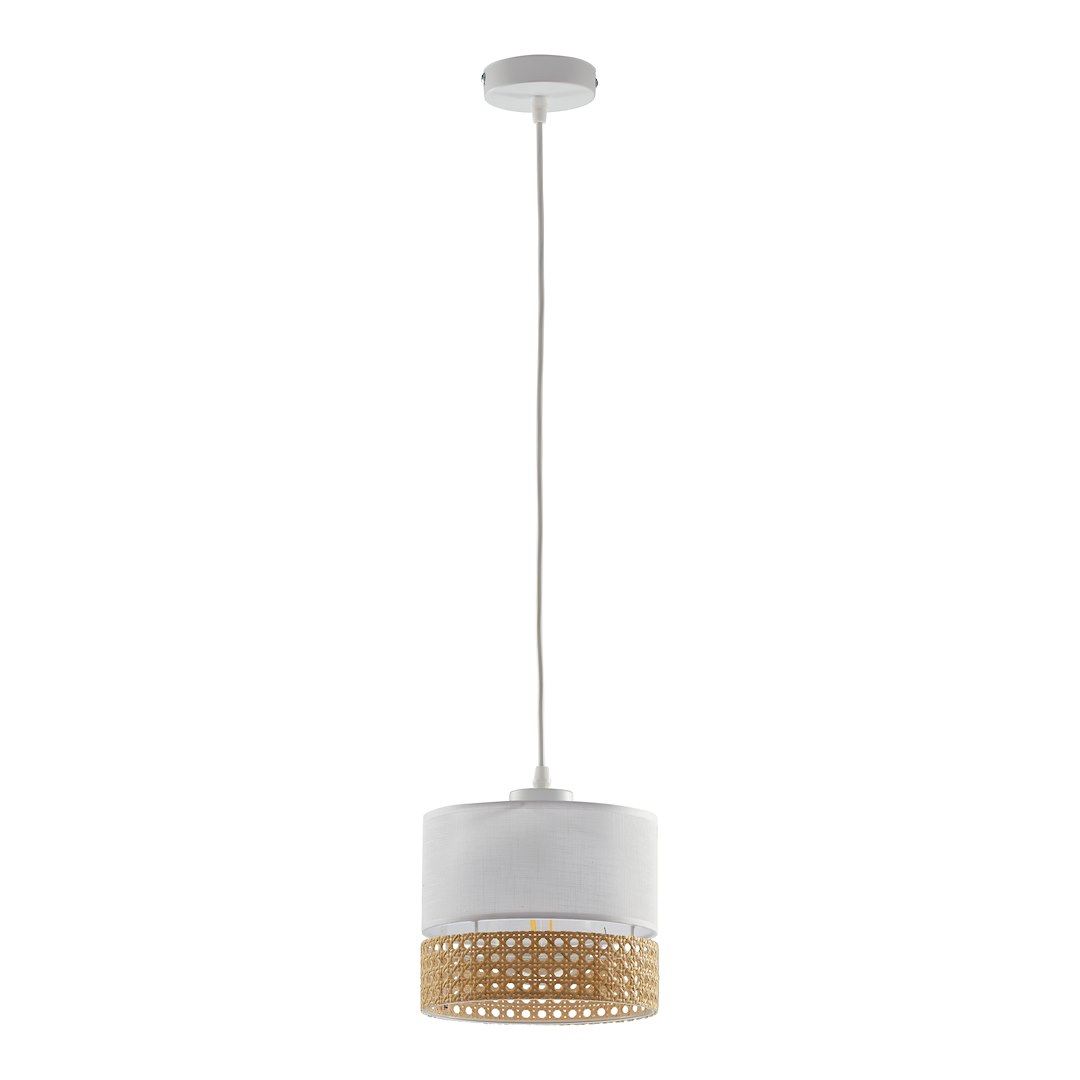 Lampa Wisząca PAGLIA Biały 1xE27 20cm