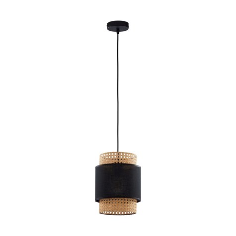 Lampa Wisząca BOHO Czarna 1xE27 20 cm