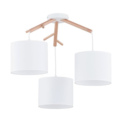 Lampa Wisząca ALBERO WHITE 3xE27