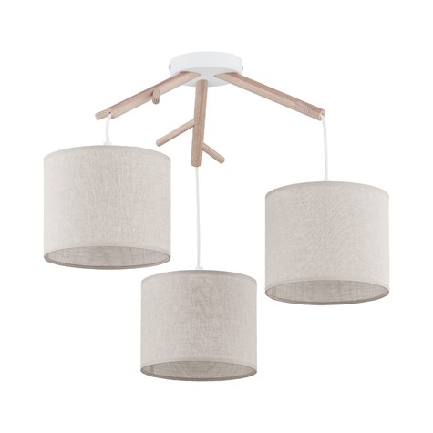 Lampa Wisząca ALBERO LINEN 3xE27