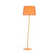 Lampa Podłogowa NICOLA Pomarańczowy Abażur 1xE27 150cm