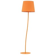 Lampa Podłogowa NICOLA Pomarańczowy Abażur 1xE27 150cm