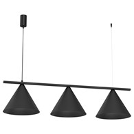 Lampa wisząca CAPITAL Czarna Metalowa 3xGX53