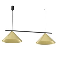 Lampa wisząca CAPITAL Czarna Złota Metalowa 2xGX53