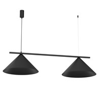 Lampa wisząca CAPITAL Czarna Metalowa 2xGX53