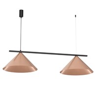 Lampa wisząca CAPITAL Czarna Miedziana 2xGX53