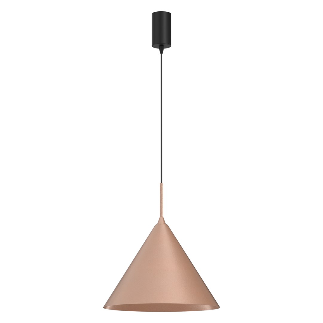 Lampa wisząca CAPITAL Różowe złoto Metalowa 1xGX53 32cm