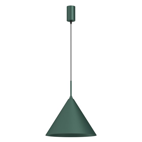 Lampa wisząca CAPITAL Zielona Metalowa 1xGX53 32cm