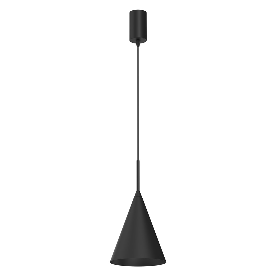 Lampa wisząca CAPITAL Czarna Metalowa 1xGX53 17cm