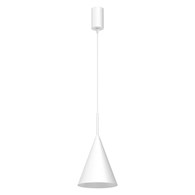 Lampa wisząca CAPITAL Biała Metalowa 1xGX53 17cm