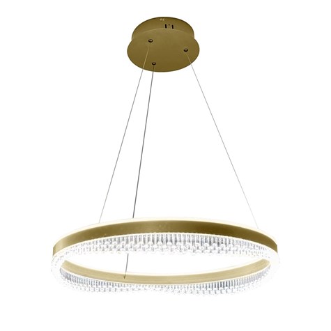 Lampa wisząca PRECIOSA Złota 52W LED 4000K 60cm