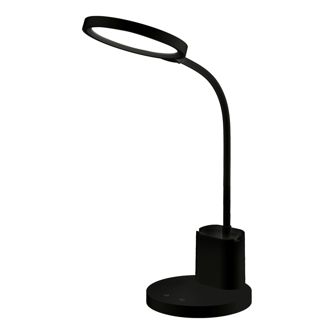 Lampka biurkowa SCUOLA Czarna 5W LED Zmienna barwa 55cm