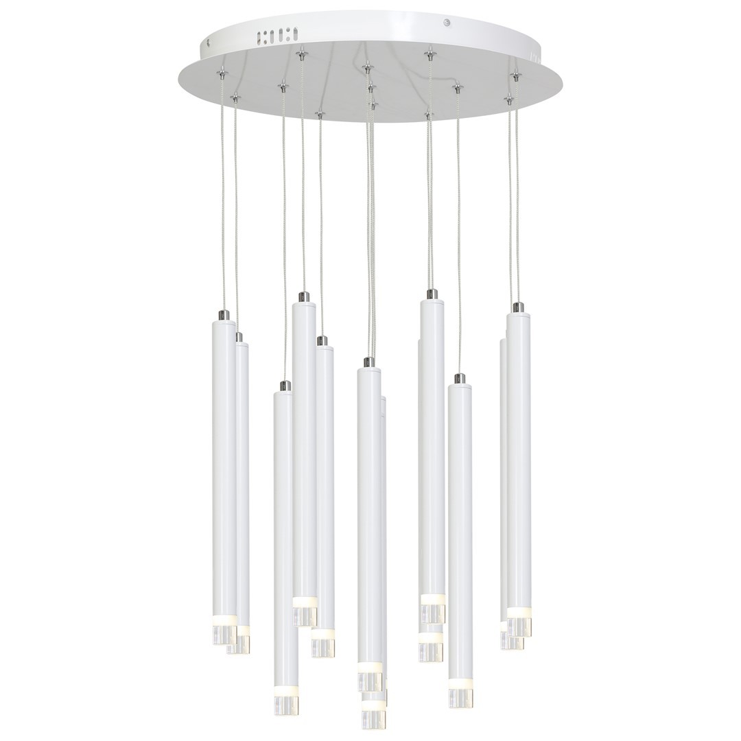 Lampa Wisząca ALBA Biały 12W LED