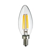 Żarówka Filamentowa LED 4W Świeczka E14 Ciepła 2700K