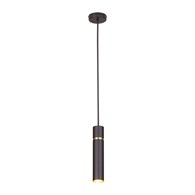 Lampa Wisząca LYNX Czarny Złoty 1xE14 6cm