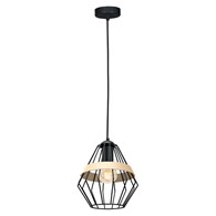 Lampa wisząca CLIFF BLACK 1xE27