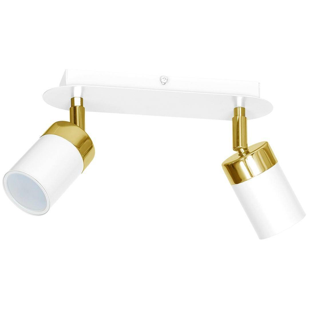 Lampa sufitowa JOKER WHITE/GOLD 2xGU10