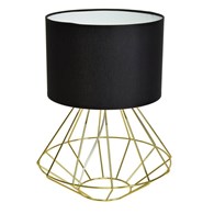 Lampa stołowa LUPO black gold E27