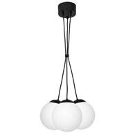 Lampa wisząca LIMA BLACK koło 3xE14