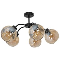 Lampa sufitowa SOFIA bursztyn 5xE27