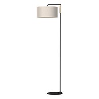 Lampa Podłogowa ATLANTA Czarny Brązowy Abażur 1xE27 150cm