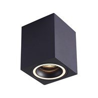 Lampa Sufitowa BIMA RING Czarmy 1xGU10 8cm