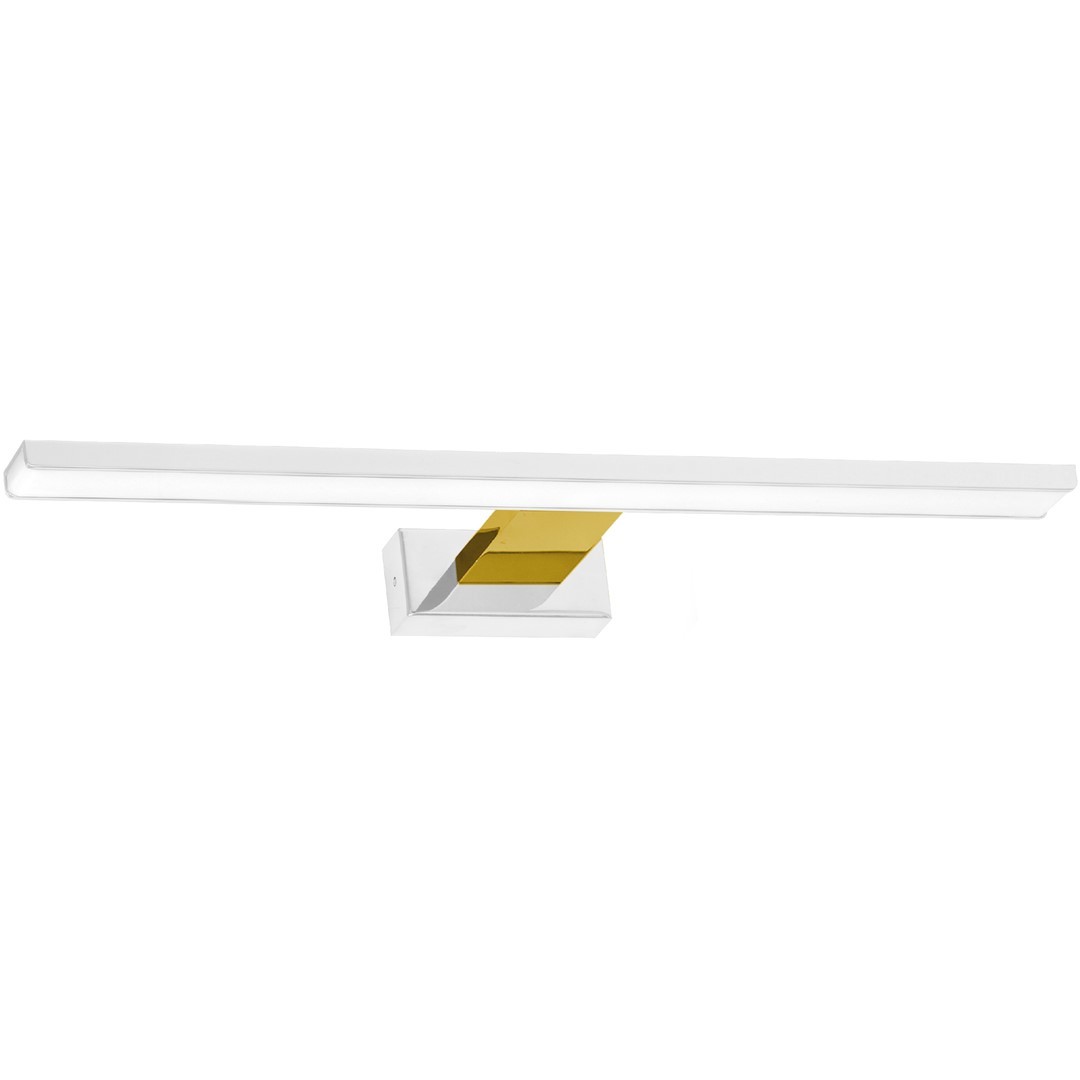 Kinkiet SHINE Biały Złoty 13,8W LED IP44 60cm