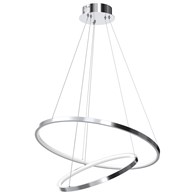 Lampa wisząca Rotonda Led chrom 51W