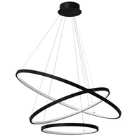 Lampa wisząca Rotonda Led czarna 93W