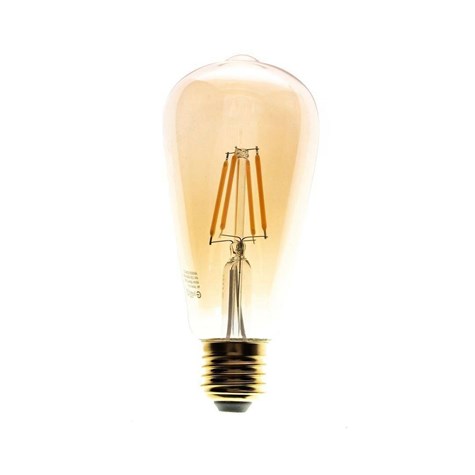 Żarówka Filamentowa LED 6W ST64 E27 2700K Amber