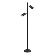 Lampa Podłogowa FLOWER Czarny Złoty 2xGU10 150cm