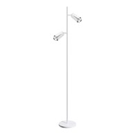 Lampa Podłogowa FLOWER Biały Srebrny 2xGU10 150cm