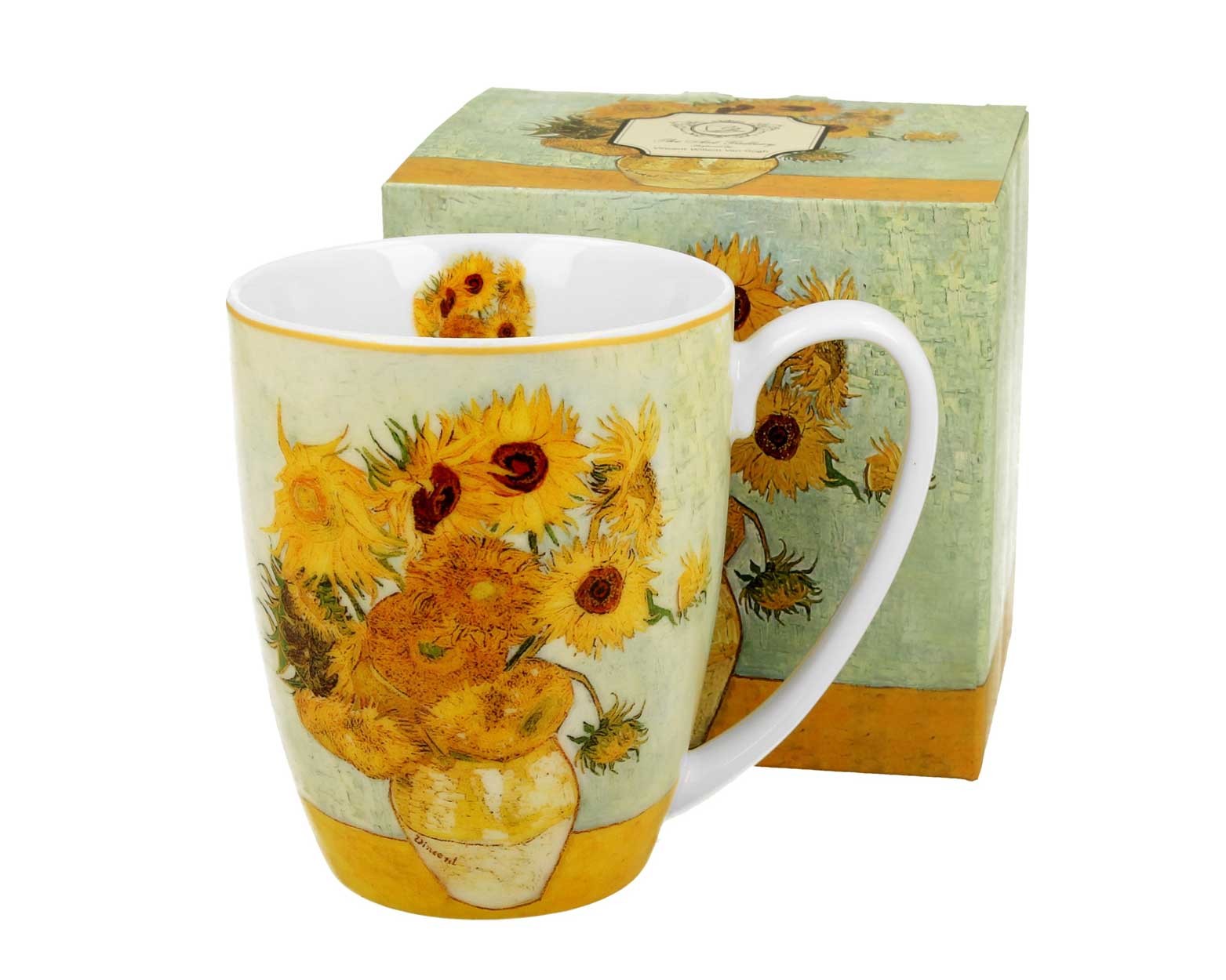 Porcelanowy kubek Van Gogh Sunflowers 350 ml