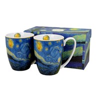 Komplet 2 kubków Van Gogh Starry Night 350 ml