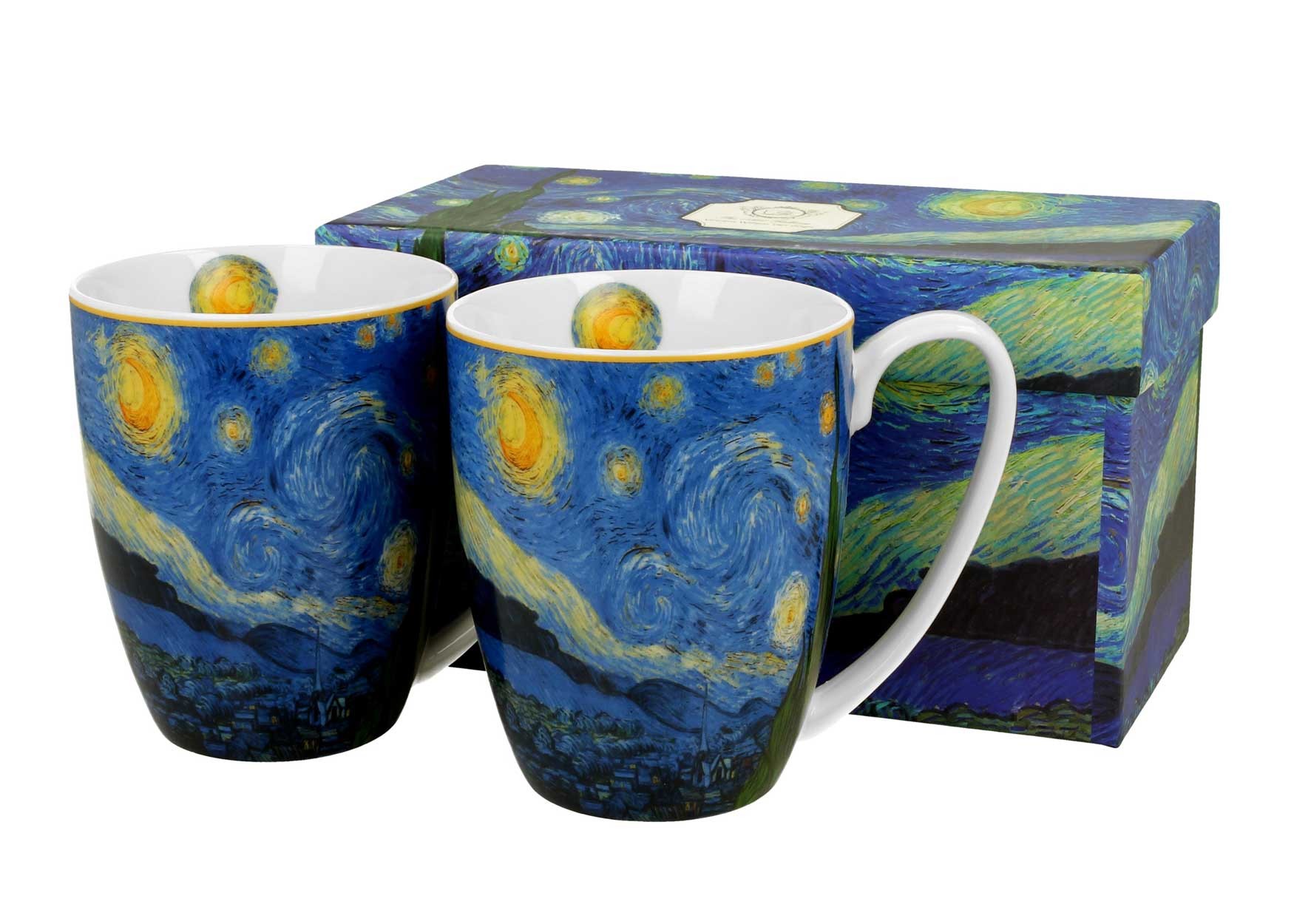 Komplet 2 kubków Van Gogh Starry Night 350 ml