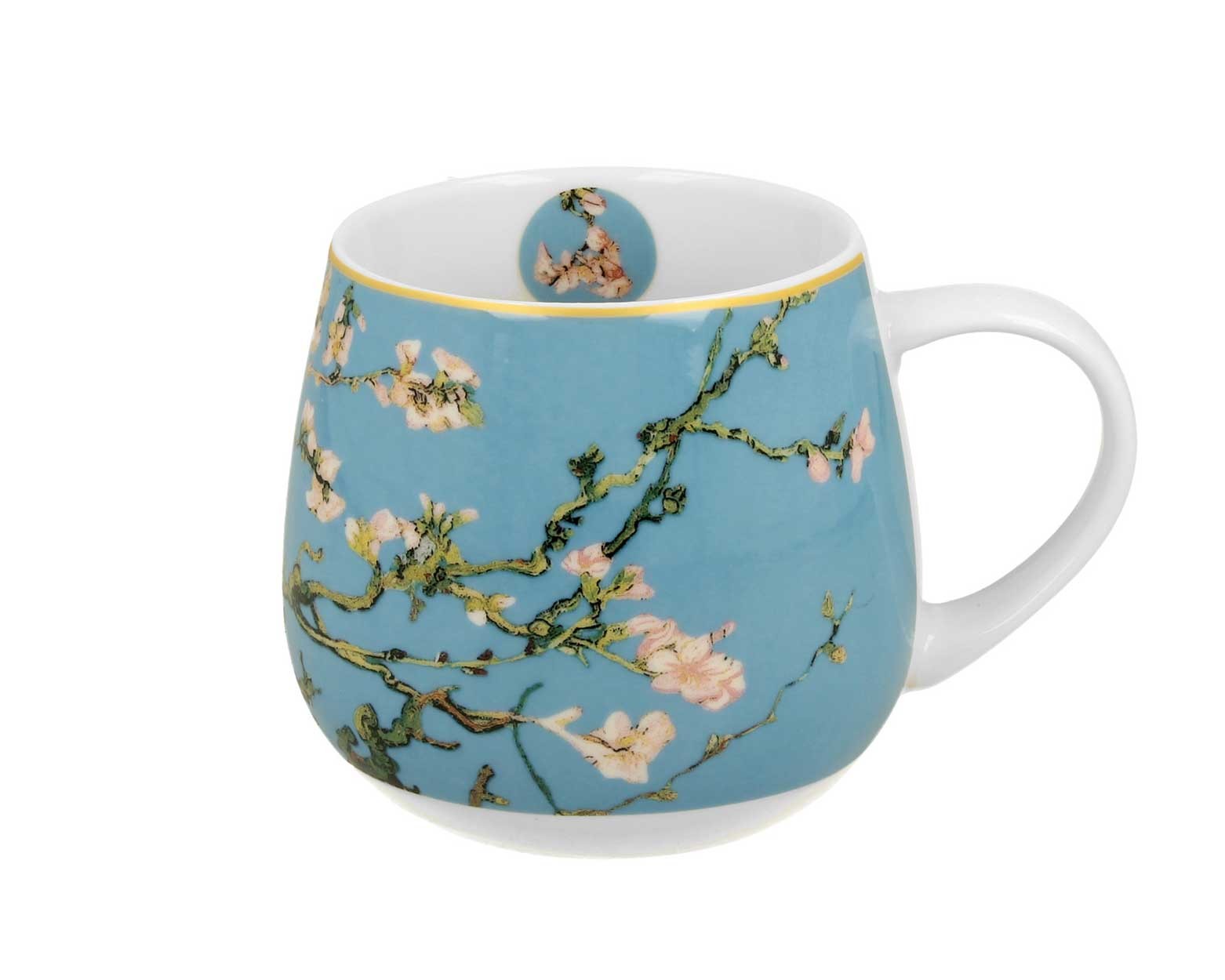 Porcelanowy kubek baryłka Van Gogh Almond Blossom 430 ml