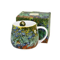 Porcelanowy kubek baryłka Van Gogh Irises 430 ml